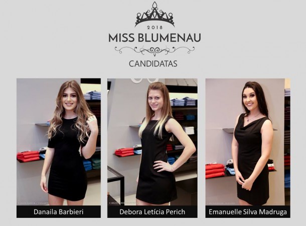 CANDIDATAS MISS BLUMENAU 2018-2