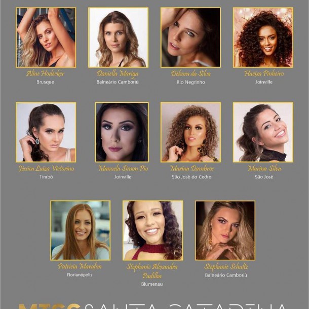 CANDIDATAS MISS SC BE EMOTION 2018