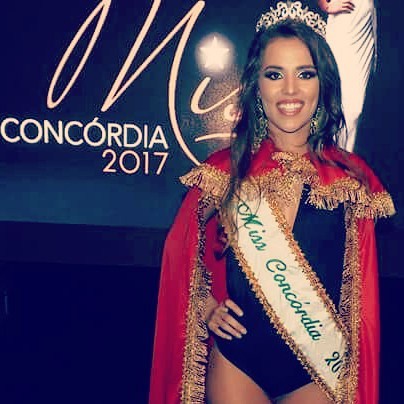 MISS CONCÓRDIA 2017 - Eduarda Thais Gallas Rodrigues